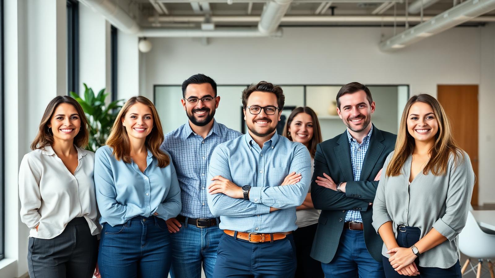 Small business team
