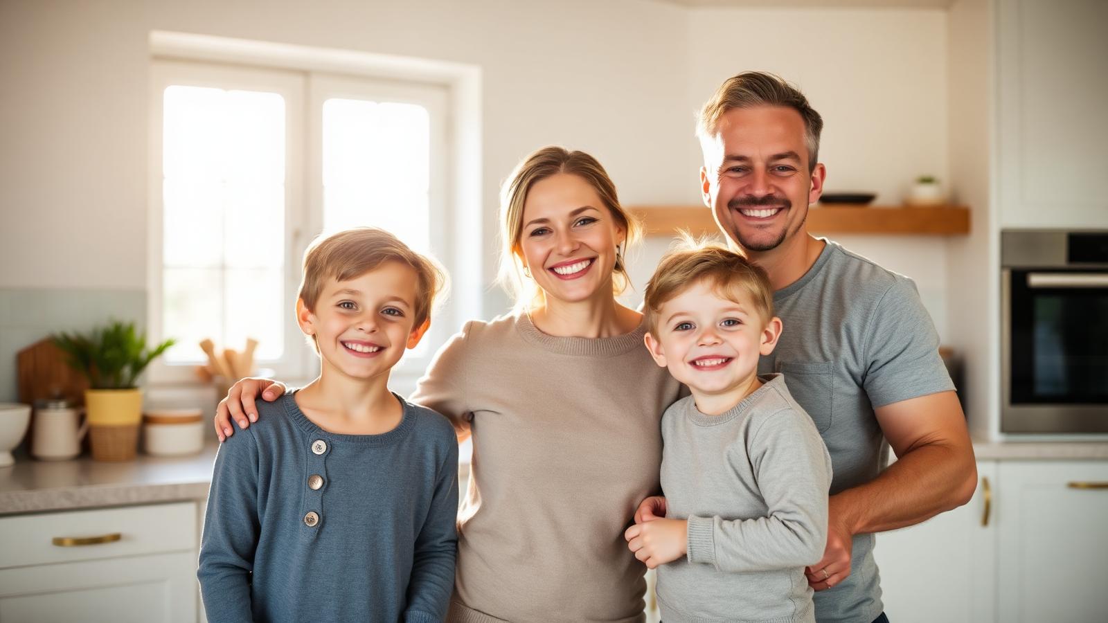 Family at home